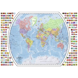 Ravensburger (19633) - "Political World Map" - 1000 pezzi