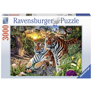 Ravensburger (17072) - "Hidden Tigers" - 3000 pezzi