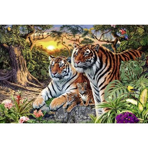 Ravensburger (17072) - "Hidden Tigers" - 3000 pezzi