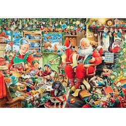 Ravensburger (19558) - "Santa's Final Preparations" - 1000 pezzi