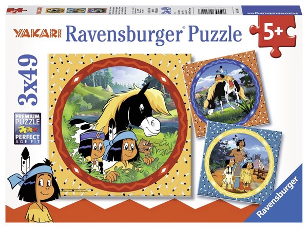 Ravensburger (08000) - "Yakari" - 49 pezzi