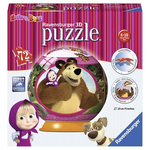 Ravensburger (12178) - "Masha and the Bear" - 72 pezzi