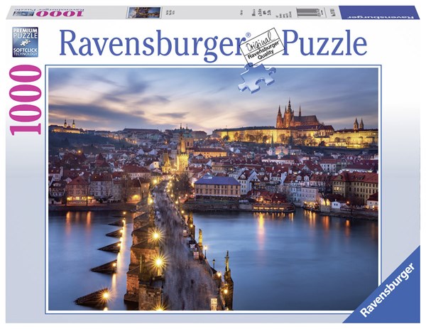 Ravensburger (19740) - "Prague by Night" - 1000 pezzi