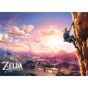 USAopoly (PZ005-502) - "The Legend of Zelda™ Breath of the Wild Scaling Hyrule" - 1000 pezzi
