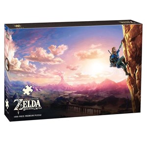 USAopoly (PZ005-502) - "The Legend of Zelda™ Breath of the Wild Scaling Hyrule" - 1000 pezzi