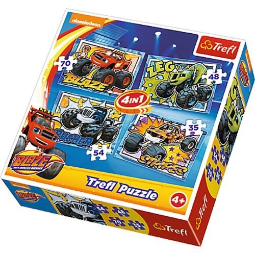 Trefl (34267) - "Blaze and the Monster Machines" - 35 48 54 70 pezzi