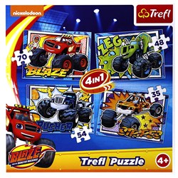 Trefl (34267) - "Blaze and the Monster Machines" - 35 48 54 70 pezzi