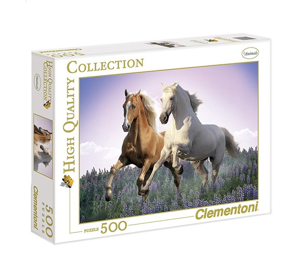 Clementoni (30287) - "Free Horses" - 500 pezzi