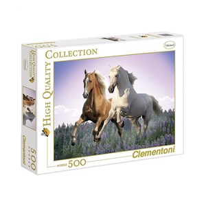 Clementoni (30287) - "Free Horses" - 500 pezzi