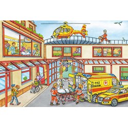 Schmidt Spiele (56215) - "Fire Brigade and Police" - 24 pezzi