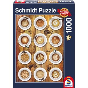 Schmidt Spiele (58277) - "Coffee" - 1000 pezzi