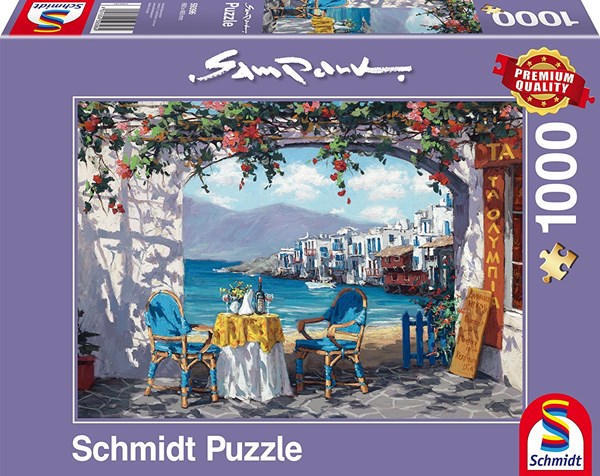 Schmidt Spiele (59396) - Sam Park: "Rendez-vous at Mykonos" - 1000 pezzi