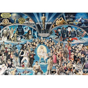 Schmidt Spiele (59398) - Renato Casaro: "Hollywood" - 1000 pezzi