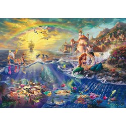 Schmidt Spiele (59479) - Thomas Kinkade: "The Little Mermaid" - 1000 pezzi