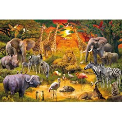 Schmidt Spiele (56195) - "Animals of Africa" - 150 pezzi