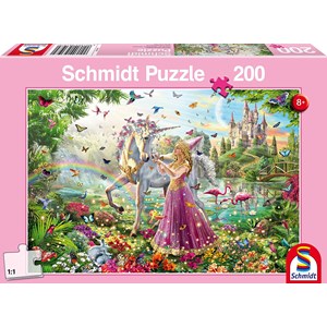 Schmidt Spiele (56197) - "Beautiful Fairy in the Magic Forest" - 200 pezzi
