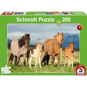 Schmidt Spiele (56199) - "Horse Family" - 200 pezzi