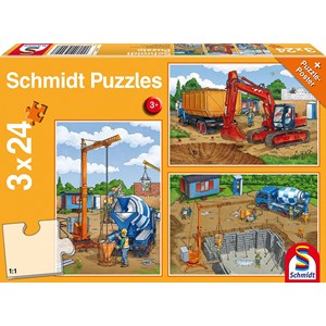 Schmidt Spiele (56200) - "The Construction Site" - 24 pezzi
