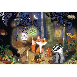 Schmidt Spiele (56220) - "Animals of the Forest" - 24 pezzi