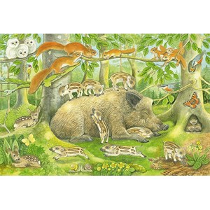 Schmidt Spiele (56222) - "Animal Families" - 48 pezzi