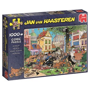 Jumbo (19056) - Jan van Haasteren: "Get that Cat!" - 1000 pezzi