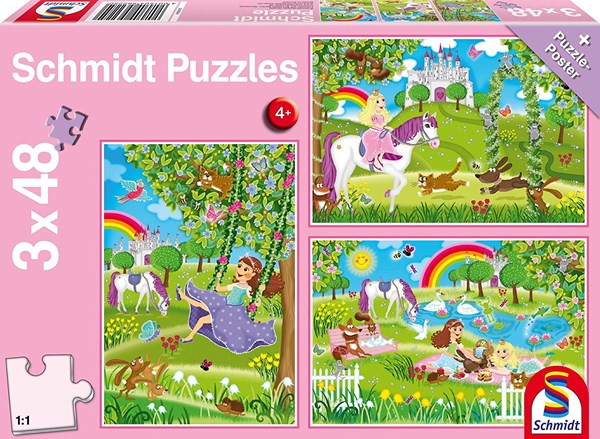 Schmidt Spiele (56225) - "Princess" - 48 pezzi