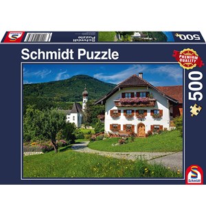 Schmidt Spiele (58273) - "Holiday on Hoglworth Abbey" - 500 pezzi
