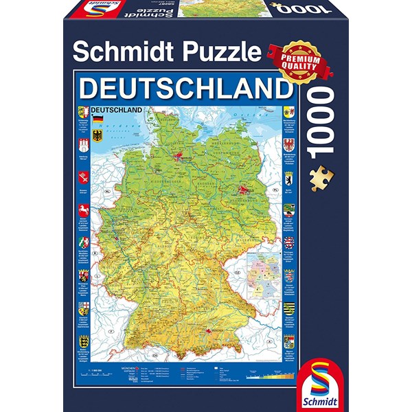 Schmidt Spiele (58287) - "Germany" - 1000 pezzi