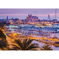 Schmidt Spiele (58302) - "Old Town and Port, Palma de Mallorca" - 1000 pezzi