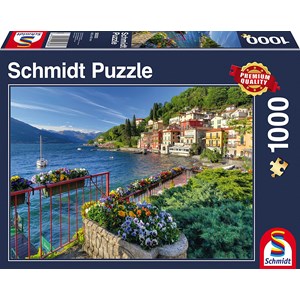 Schmidt Spiele (58303) - "View of Lake Como" - 1000 pezzi