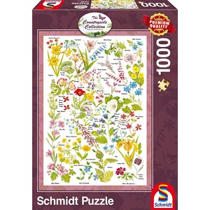 Schmidt Spiele (59566) - "Wild Flowers" - 1000 pezzi