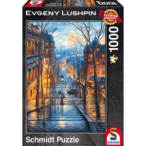 Schmidt Spiele (59560) - Eugene Lushpin: "Spring Morning in Montmartre" - 1000 pezzi