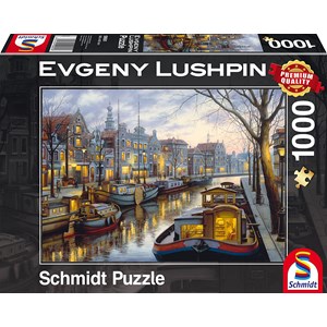 Schmidt Spiele (59561) - Eugene Lushpin: "On the Canal" - 1000 pezzi