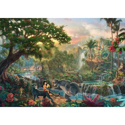 Schmidt Spiele (59473) - Thomas Kinkade: "The Jungle Book" - 1000 pezzi