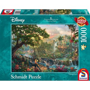 Schmidt Spiele (59473) - Thomas Kinkade: "The Jungle Book" - 1000 pezzi