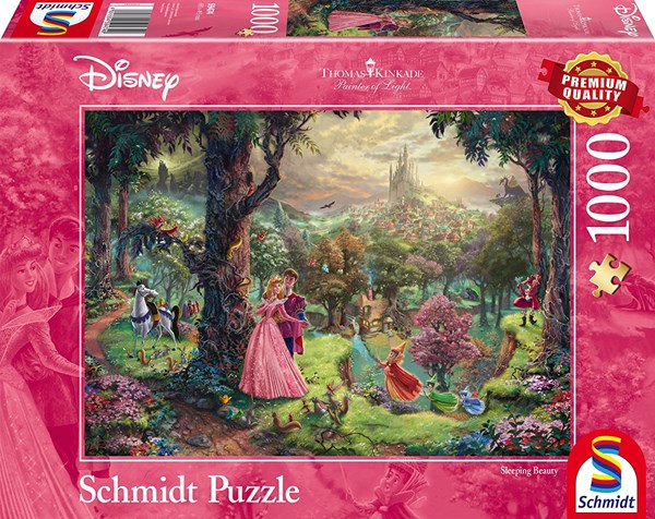 Schmidt Spiele (59474) - Thomas Kinkade: "The Sleeping Beauty" - 1000 pezzi