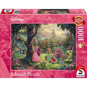 Schmidt Spiele (59474) - Thomas Kinkade: "The Sleeping Beauty" - 1000 pezzi