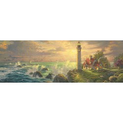 Schmidt Spiele (59477) - Thomas Kinkade: "Lighthouse Idyll" - 1000 pezzi