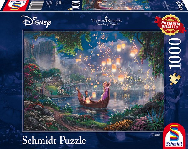 Schmidt Spiele (59480) - Thomas Kinkade: "Disney Rapunzel" - 1000 pezzi
