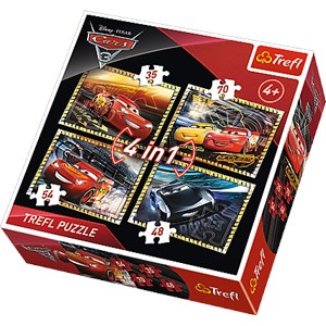 Trefl (34276) - "Cars 3" - 35 48 54 70 pezzi