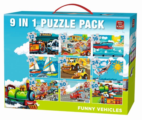 King International (05520) - "Funny Vehicles" - 12 16 24 50 pezzi