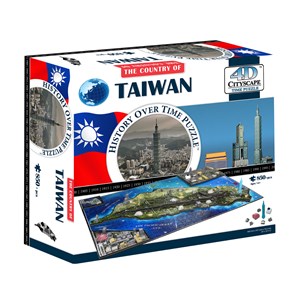 4D Cityscape (41004) - "Taiwan" - 850 pezzi