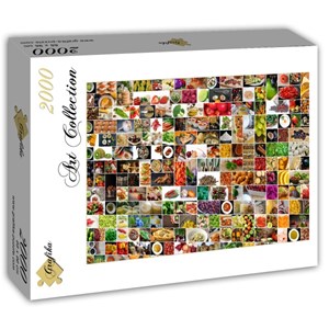 Grafika (T-00375) - "Collage, Kitchen in Color" - 2000 pezzi