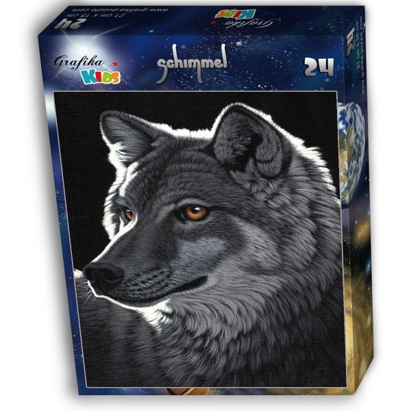 Grafika Kids (01703) - Schim Schimmel: "Night Wolf" - 24 pezzi