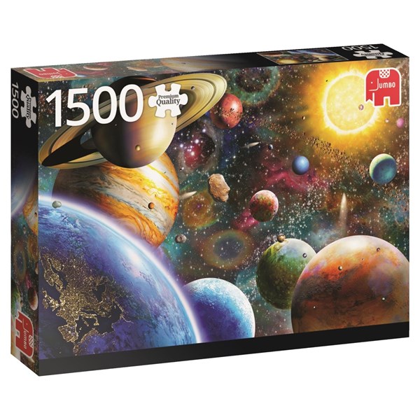 Jumbo (18586) - "Planets in Space" - 1500 pezzi