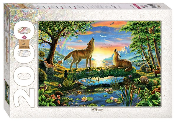 Step Puzzle (84029) - "Wolves" - 2000 pezzi