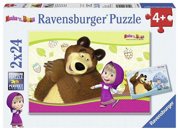 Ravensburger (09046) - "Masha and the Bear" - 24 pezzi