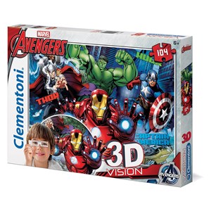 Clementoni (20606) - "Avengers" - 104 pezzi