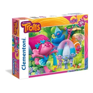 Clementoni (23981) - "Trolls" - 104 pezzi