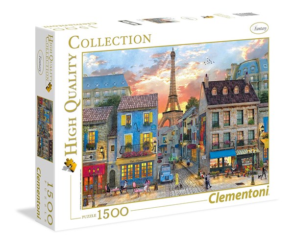 Clementoni (31679) - Dominic Davison: "Streets of Paris" - 1500 pezzi